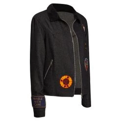 Fandomsky New Arrivals Stranger Things Season 4 Robin Denim Coat Cosplay Costume Outfits