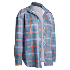 Fandomsky Stranger Things Season 4 Elevn Plaid Shirt Cosplay Costume Halloween Carnival Suit New Arrivals