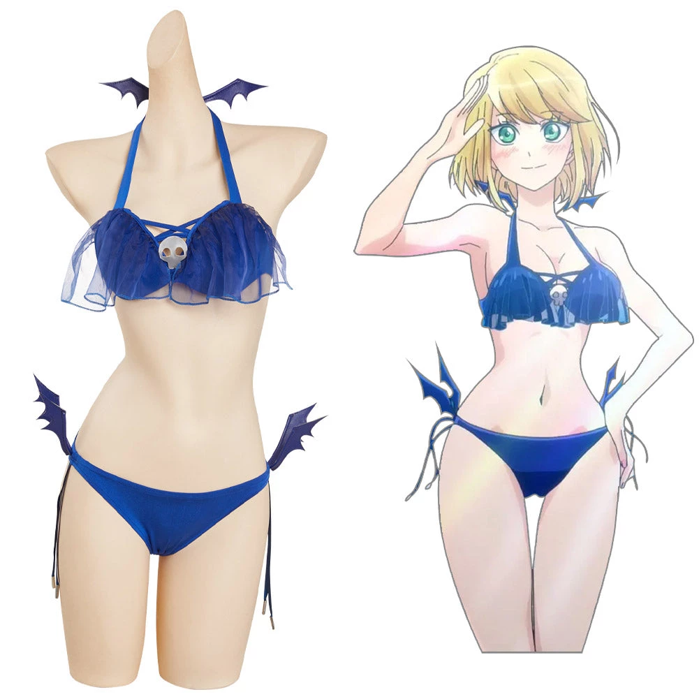 NewCosplay New Arrivals Love After World Domination Desumi Magahara Cosplay Costume Costume Bikini Top Short Swimsuit Outfits 3 NewCosplay New Arrivals Love After World Domination Desumi Magahara Cosplay Costume Costume Bikini Top Short Swimsuit Outfits