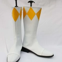 NewCosplay New Arrivals Mighty Morphin Power Rangers Boy Tiger Ranger Cosplay Boots Shoes