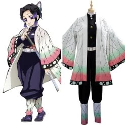 NewCosplay New Arrivals Demon Slayer: Kimetsu No Yaiba Kochou Shinobu Cosplay Costume