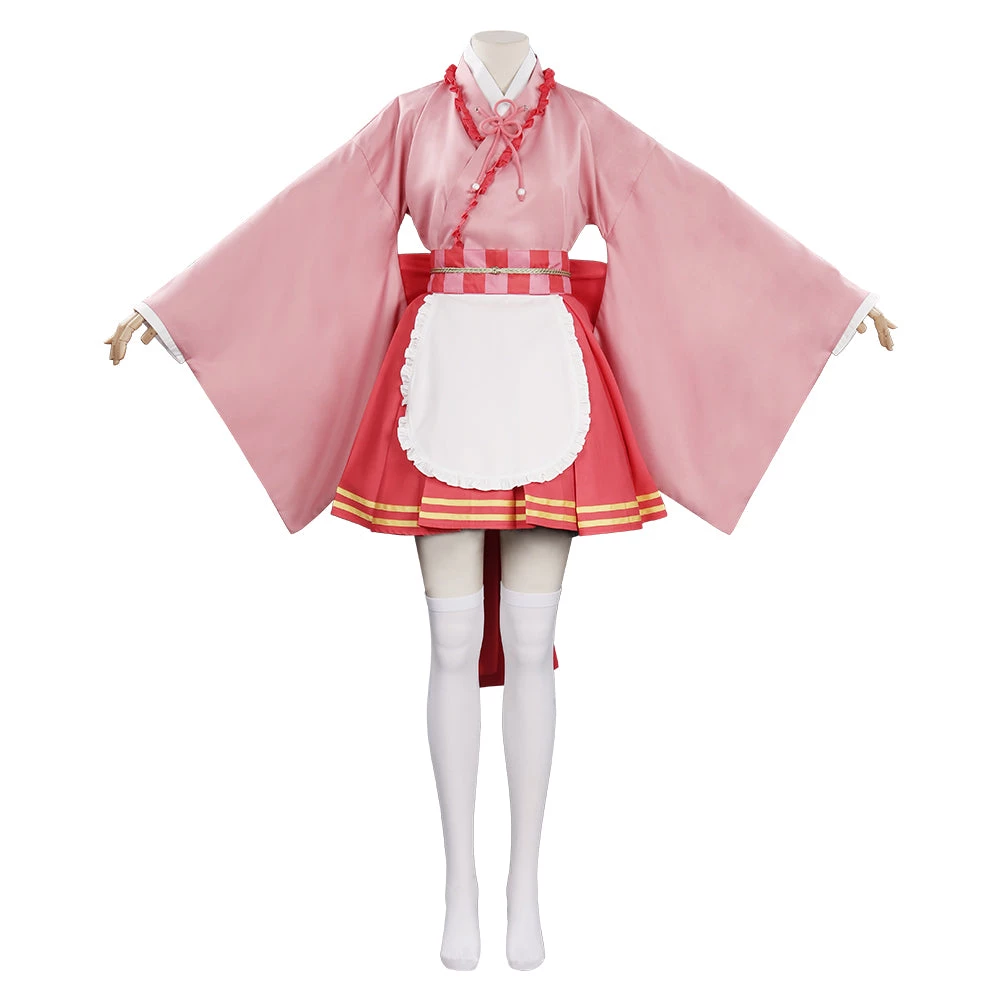 NewCosplay New Arrivals Demon Slayer Maid Dress Outfits Halloween Carnival Suit Tsuyuri Kanawo Cosplay Costume 4 NewCosplay New Arrivals Demon Slayer Maid Dress Outfits Halloween Carnival Suit Tsuyuri Kanawo Cosplay Costume