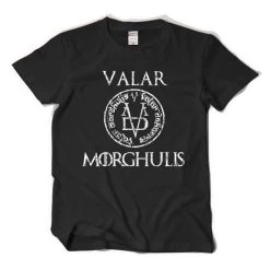 NewCosplay New Arrivals Game Of Thrones GOT Valar Morghuli T-shirt Men Version