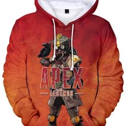New Cosplaysky New Arrivals Teen Pullover Hoodie EA Games APEX Legends Bloodhound Pattern Sweatshirt