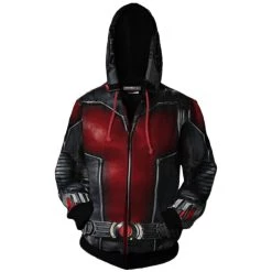 CosplaySky Avenger 4 Ant-Man 3D Hoodie Zip Up Cosplay