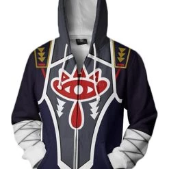 New Cosplaysky The Legend Of Zelda Hoodie A Link Between Worlds 3D Zip Up Sweatshirt Unisex