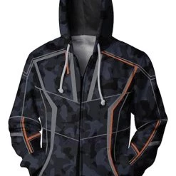 Cossky Avengers Infinity War Iron Man Robert Downey Jr Zipper Hoodie Sweatshirt Jacket Men