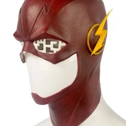 NewCosplay The Flash Season 4 Barry Allen Flash Outfit Jumpsuit Uniform Cosplay Costume+shoes Whole Set