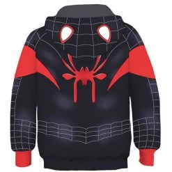 New Cosplaysky Boys Hoodie Spider-Man: Into The Spider-Verse Miles Morales Gwen 3D Sweatshirt Kids