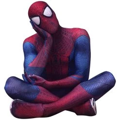 Cossky Spiderman The Amazing Spiderman 3D Spider-Man Jumpsuit Cosplay Costume
