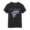 NewCosplay New Arrivals Game Of Thrones Winter Is Coming Stark Black T-Shirt Men Ver.