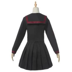 New Cosplaysky Demon Slayer Nezuko Kamado Sailor Uniform Female Girls Cosplay Costume 8 New Cosplaysky Demon Slayer Nezuko Kamado Sailor Uniform Female Girls Cosplay Costume