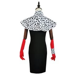 NewCosplay Cruella De Vil Print Dress Outfits Halloween Carnival Suit Cosplay Costume New Arrivals 10 NewCosplay Cruella De Vil Print Dress Outfits Halloween Carnival Suit Cosplay Costume New Arrivals