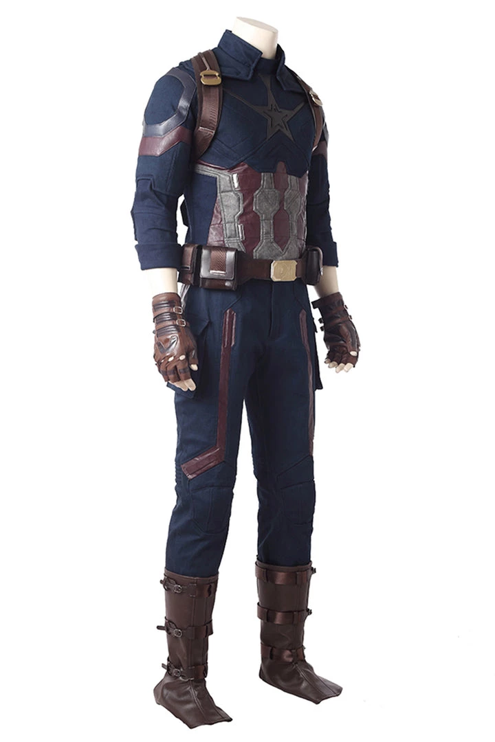 NewCosplay Avengers 3 : Infinity War Captain America Steven Rogers Outfit Uniform Suit Cosplay Costume New Arrivals 7 NewCosplay Avengers 3 : Infinity War Captain America Steven Rogers Outfit Uniform Suit Cosplay Costume New Arrivals