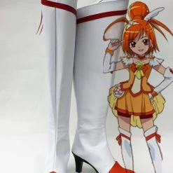 NewCosplay New Arrivals Smile Precure! Pretty Cure Akane Hino Cure Sunny Cosplay Shoes Boots