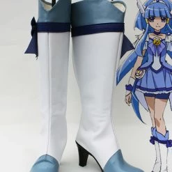 NewCosplay Smile Precure! Pretty Cure Reika Aoki Cure Beauty Cosplay Shoes Boots