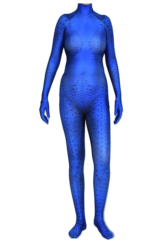 New Cosplaysky Marvel X-men Mystique Raven Darkholme Blue Jumpsuit Cosplay Costume New Arrivals 3 New Cosplaysky Marvel X-men Mystique Raven Darkholme Blue Jumpsuit Cosplay Costume New Arrivals