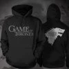NewCosplay New Arrivals Game Of Thrones Stark Black Hooded T-shirt Costume(Free Ship) 1 NewCosplay New Arrivals Game Of Thrones Stark Black Hooded T-shirt Costume(Free Ship)