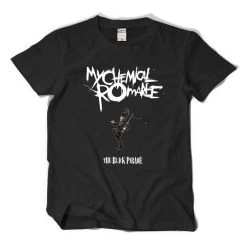 NewCosplay My Chemical Romance Custom Black Short T-shirt Cosplay Accessories