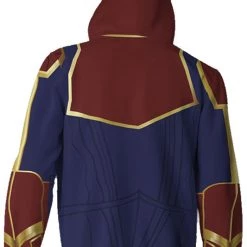 New Cosplaysky Teen Zip-Up Hoodie Avengers 4 Captain Marvel Carol Danvers 3D Sweatshirt New Arrivals