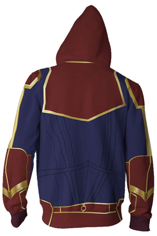 New Cosplaysky Teen Zip-Up Hoodie Avengers 4 Captain Marvel Carol Danvers 3D Sweatshirt New Arrivals 4 New Cosplaysky Teen Zip-Up Hoodie Avengers 4 Captain Marvel Carol Danvers 3D Sweatshirt New Arrivals