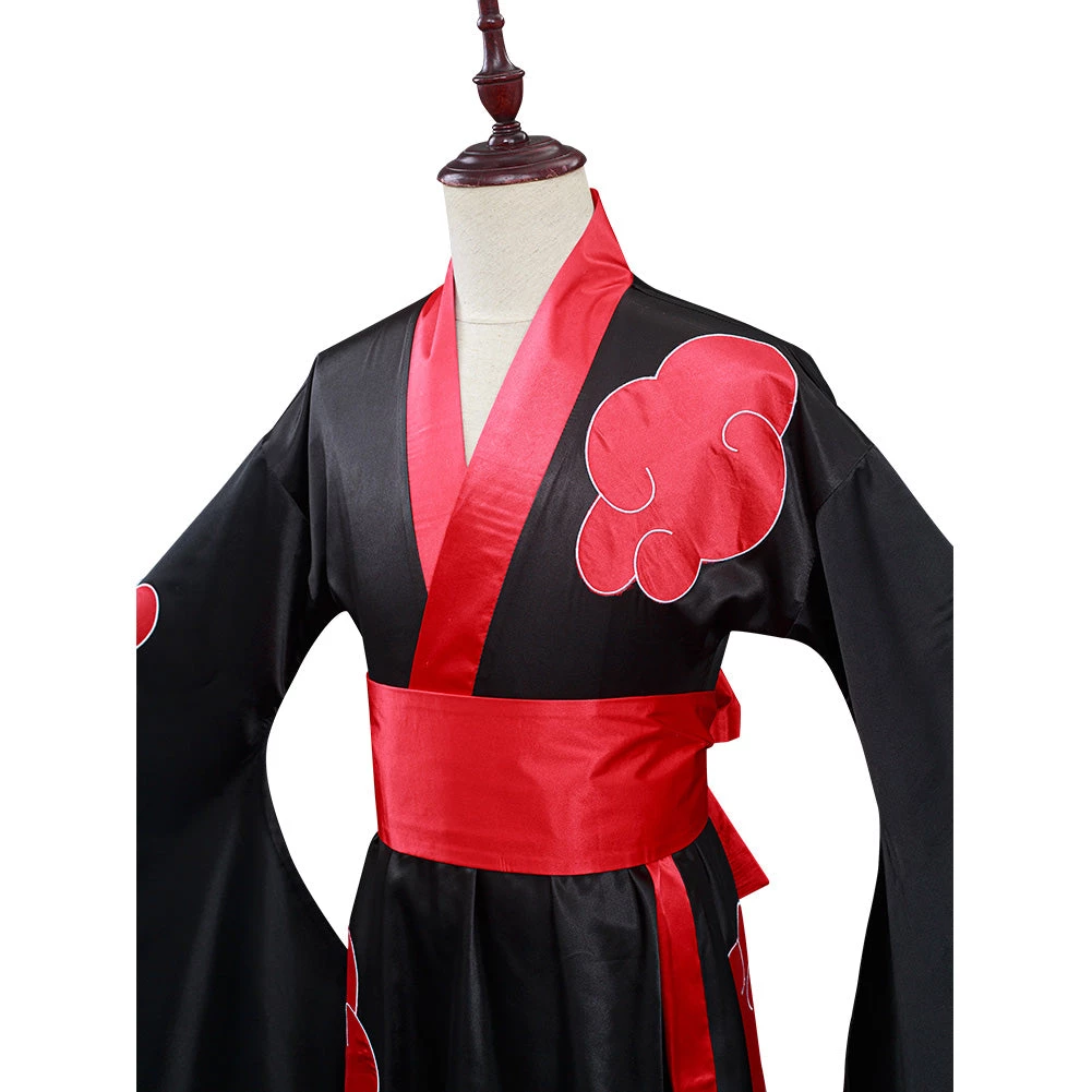 NewCosplay NARUTO Akatsuki Kimono Dress Outfits Halloween Carnival Suit Cosplay Costume 9 NewCosplay NARUTO Akatsuki Kimono Dress Outfits Halloween Carnival Suit Cosplay Costume