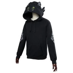 New Cosplaysky Unisex How To Train Your Dragon Toothless Cosplay Hoodie 3D Printed Sweatshirt Men Women Casual Pullover Streetwear New Arrivals