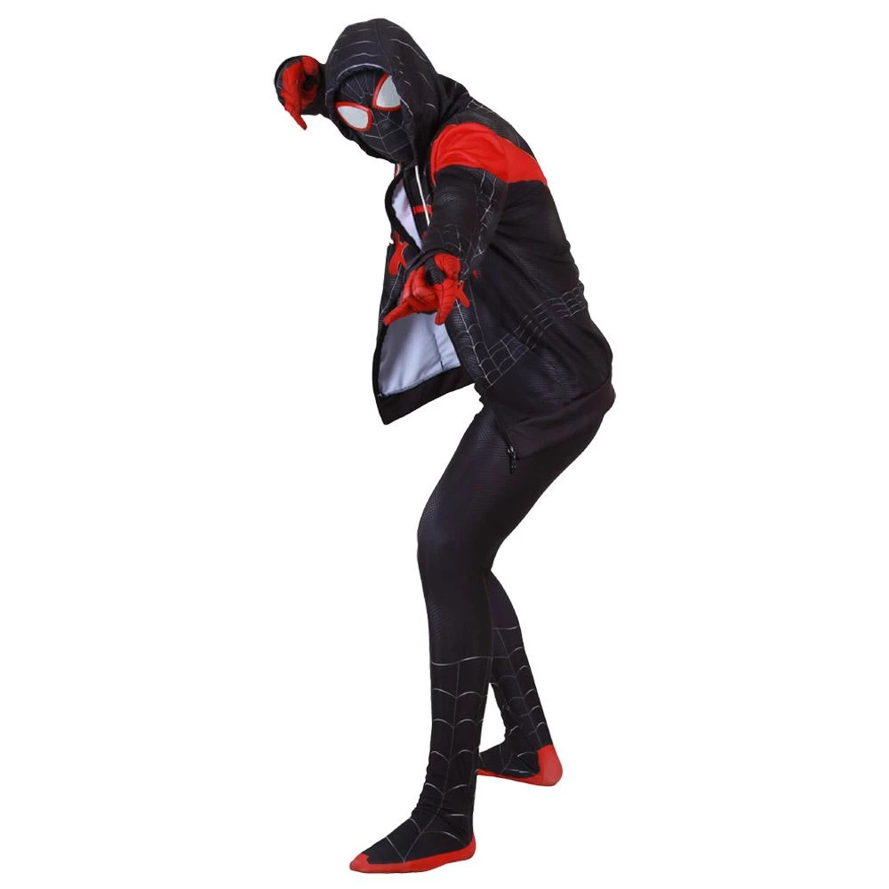 CosplaySky Spider-Man: Into The Spider-Verse Halloween Cosplay Costume Hoodie Jacket For Kids 5 CosplaySky Spider-Man: Into The Spider-Verse Halloween Cosplay Costume Hoodie Jacket For Kids