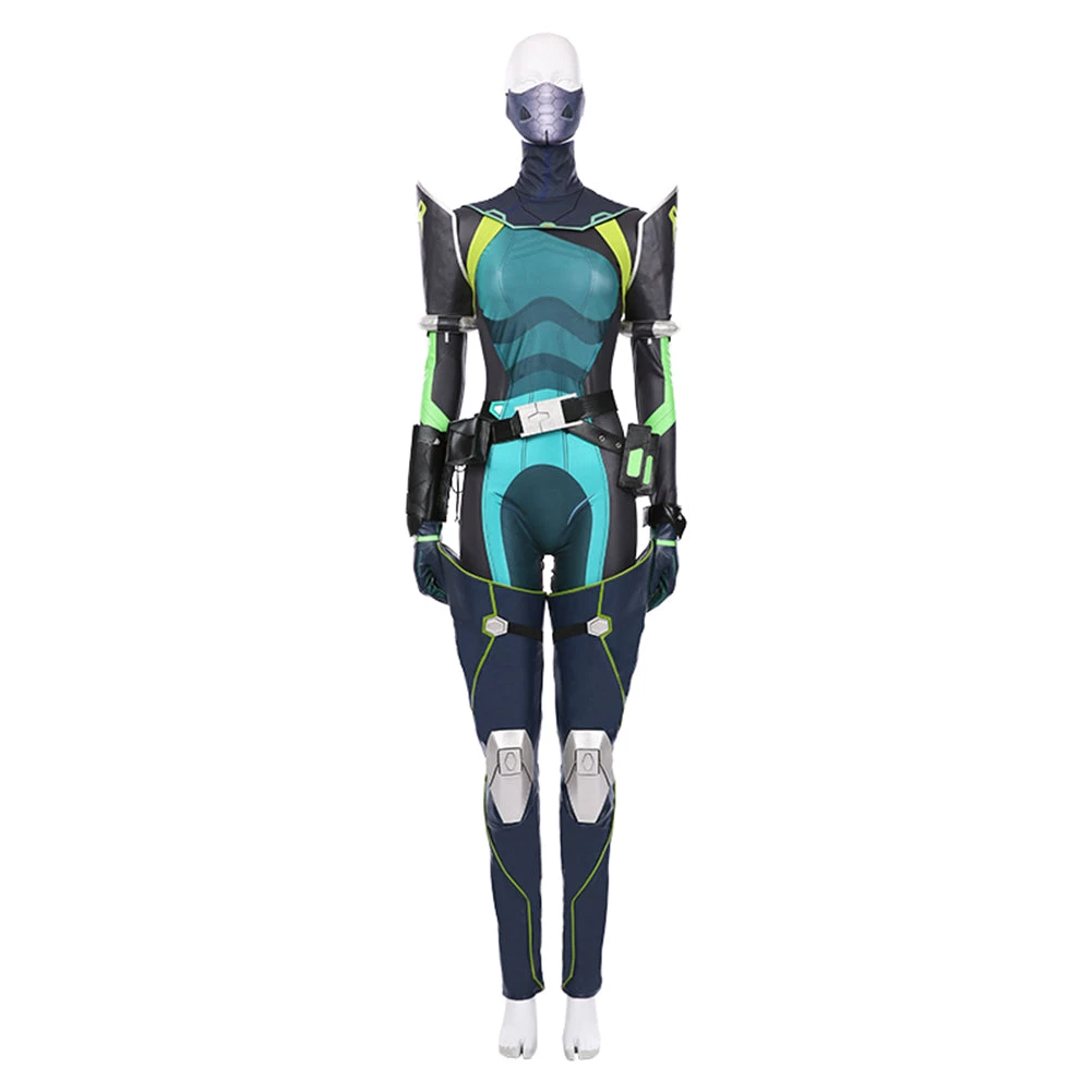 NewCosplay Game VALORANT Viper Women Jumpsuit Suit Halloween Carnival Outfit Cosplay Costume New Arrivals 4 NewCosplay Game VALORANT Viper Women Jumpsuit Suit Halloween Carnival Outfit Cosplay Costume New Arrivals