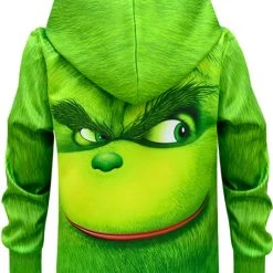 New Cosplaysky Kids Hoodie How The Grinch Stole Christmas Grinch Green Pullover Sweatshirt