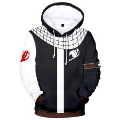 New Cosplaysky New Arrivals Fairy Tail Natsu Dragneel Hoodies Sweatshirt Costume 3D Printed Jacket Coat Unisex
