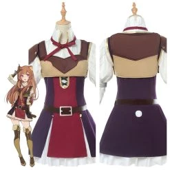CosplaySky New Arrivals The Rising Of The Shield Hero Raphtalia Cosplay Costume Adult