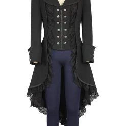 NewCosplay Steampunk Black Tailcoat Victorian Gothic Cosplay Costume Female Ver. New Arrivals