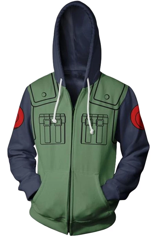 New Cosplaysky Anime Naruto Hatake Kakashi 3D Hoodie Zip-Up Sweatershirt 3 New Cosplaysky Anime Naruto Hatake Kakashi 3D Hoodie Zip-Up Sweatershirt