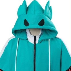 New Cosplaysky Teen Hoodie My Hero Academia Boku No Hero Izuku Midoriya Deku Zip Up Sweatshirt Unisex