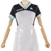 New Cosplaysky Detroit: Become Human KARA Cosplay Costume Code AX400 Agent Outfit Girls Dress For Halloween