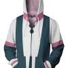 New Cosplaysky New Arrivals My Hero Academia Hoodie Boku No Hero OCHACO URARAKA Zip Up Sweatshirt Unisex