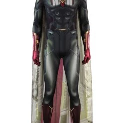 New Cosplaysky Avengers Infinity War Vision Outfit Superhero Halloween Cosplay Costume