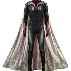 New Cosplaysky Avengers Infinity War Vision Outfit Superhero Halloween Cosplay Costume