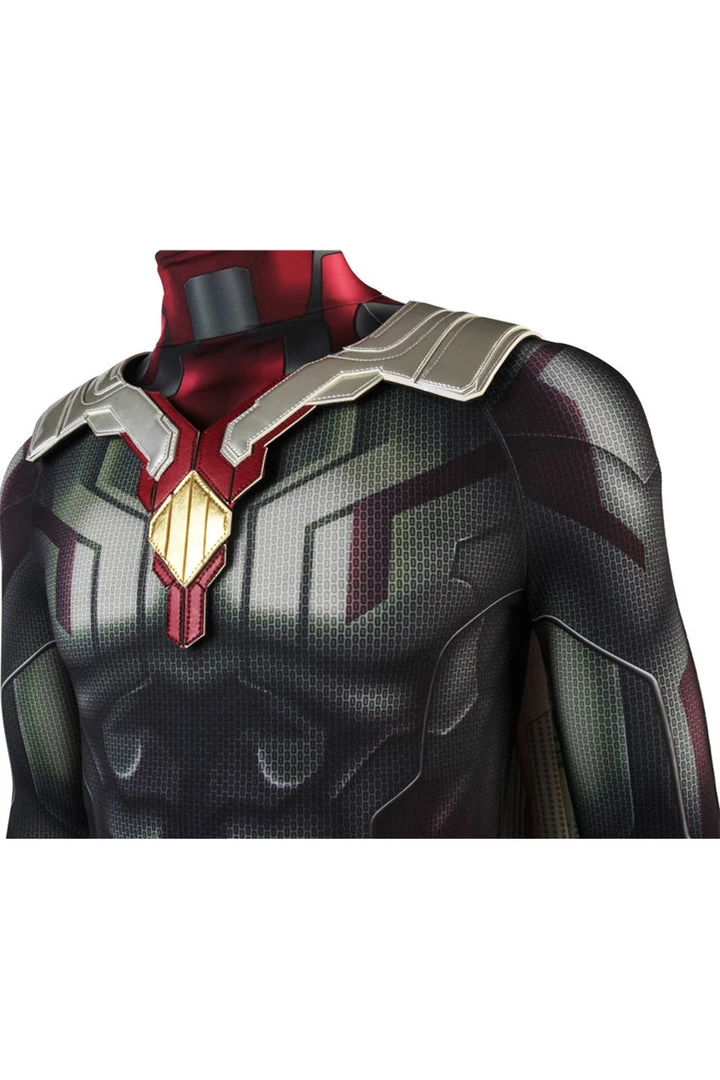 New Cosplaysky Avengers Infinity War Vision Outfit Superhero Halloween Cosplay Costume 6 New Cosplaysky Avengers Infinity War Vision Outfit Superhero Halloween Cosplay Costume