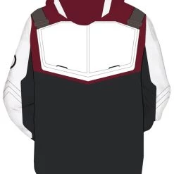 CosplaySky New Arrivals Avenger's Endgame Hoodie Quantum Realm Suit Zip Up Pullover Jacket Sweatshirt For Adults