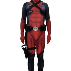 New Cosplaysky Marvel Deadpool Wade Wilson Outfit Suit Costume For Kids Adults