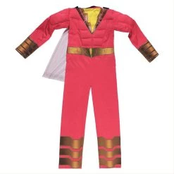 CosplaySky New Arrivals 2019 Shazam Billy Batson Cosplay Costume For Kids Boys Toddler
