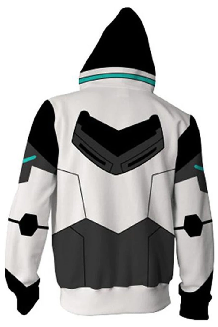 New Cosplaysky New Arrivals Voltron: Defender Of The Universe Hoodie Shiro Zip Up Sweatshirt Unisex 4 New Cosplaysky New Arrivals Voltron: Defender Of The Universe Hoodie Shiro Zip Up Sweatshirt Unisex