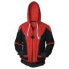New Cosplaysky Spider-Man: Far From Home Hoodie Spiderman Peter Park 3D Zip Up Sweatshirt Unisex New Arrivals