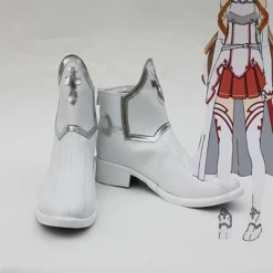 NewCosplay Sword Art Online Asuna Cosplay Shoes Boots Custom Made New Arrivals