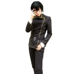 CosplaySky New Arrivals CODE GEASS Lelouch Lamperouge Cosplay Costumes Japanese Anime School Uniform For Boys