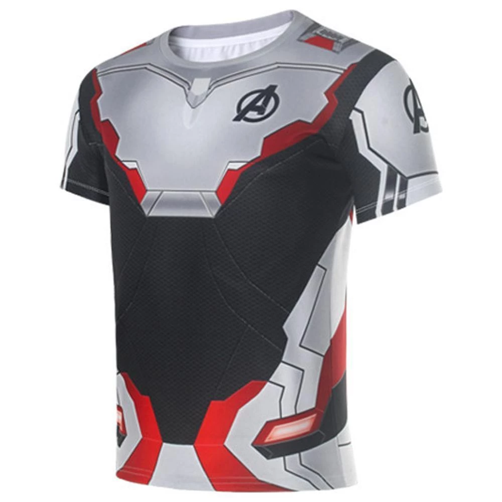 Fansholiday Avengers 4 Quantum Warrior Quantum Realm Short-Sleeved T-Shirt Round Neck Mesh Cloth 3 Fansholiday Avengers 4 Quantum Warrior Quantum Realm Short-Sleeved T-Shirt Round Neck Mesh Cloth