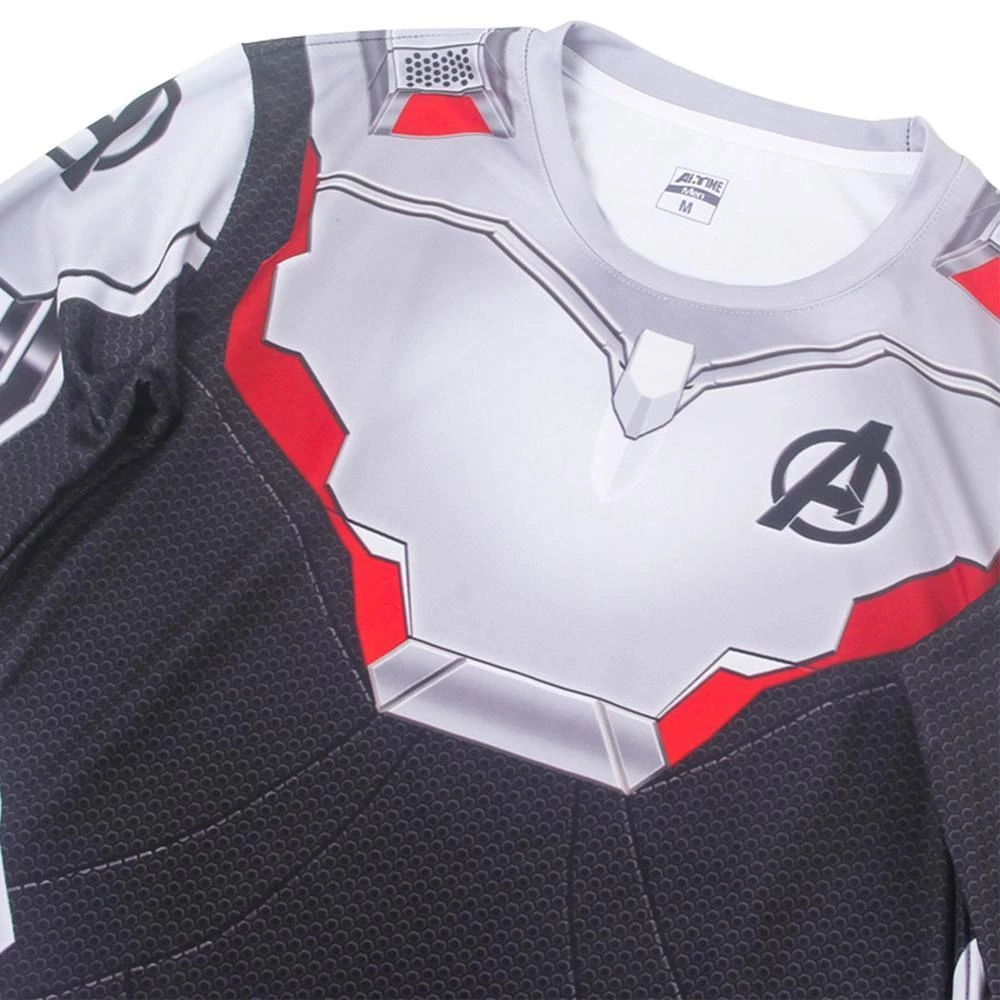 Fansholiday Avengers 4 Quantum Warrior Quantum Realm Short-Sleeved T-Shirt Round Neck Mesh Cloth 5 Fansholiday Avengers 4 Quantum Warrior Quantum Realm Short-Sleeved T-Shirt Round Neck Mesh Cloth