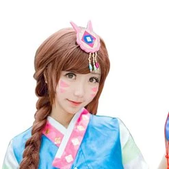 NewCosplay New Arrivals Overwatch OW DVA Hana Song Korean Traditional Cosplay Costume